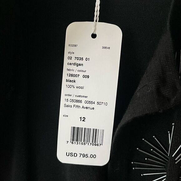 Akris Punto Women’s Cardigan Size 12 - Picture 6 of 6